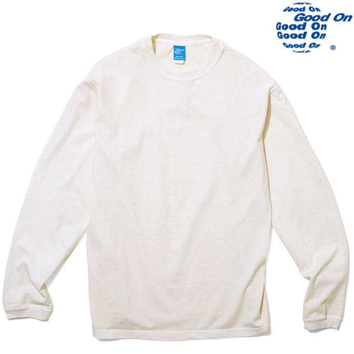 Rakuten - Good On グッドオン L/S CREW TEE 長袖 5.5oz ロングスリーブクルーネックTシャツ GOLS-802 ナチュラル P-NATURAL 送料無料