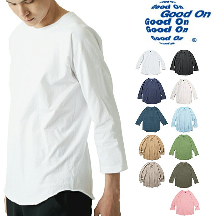 Good On åɥ BASEBALL TEE 5.5oz 7ʬ١ܡT T GOLT601 ۥ磻 ֥å¾ ̵ 11