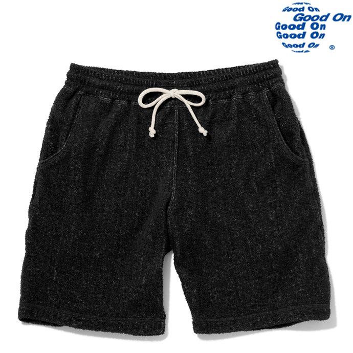 Rakuten - Good On グッドオン ダブルパイルイージーショートパンツ DOUBLE PILE SHORTS ショートパンツ ハーフパンツ 短パン GOPT1405 ブラック BLACK 送料無料