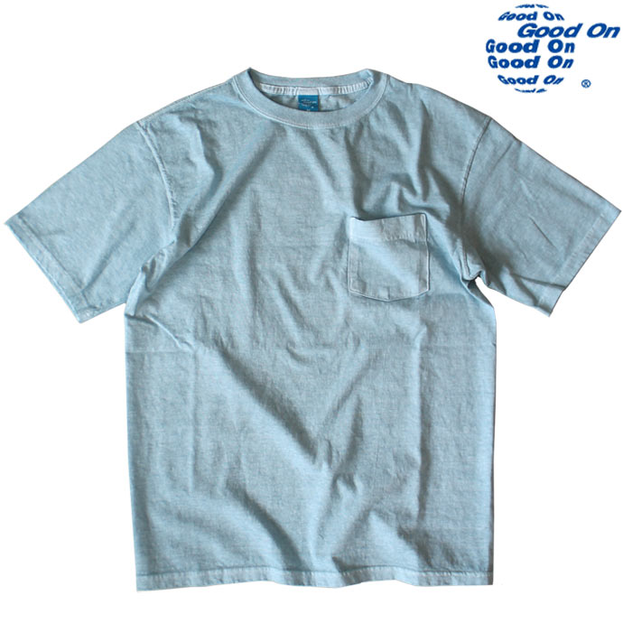 Rakuten - Good On グッドオン POCKET TEE ショート 5.5oz スリーブポケット付Tシャツ GOST0903 P-SODA P-ソーダ 送料無料