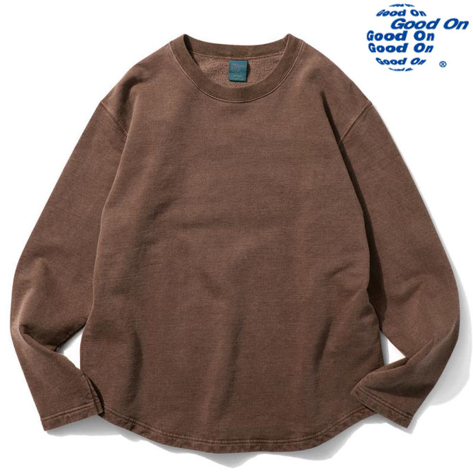 Rakuten - Good On グッドオン ROUGH CREW SWEAT ラフクルースウェット トレーナー スウェットシャツ GOBW1609 P-BROWN ブラウン 送料無料
