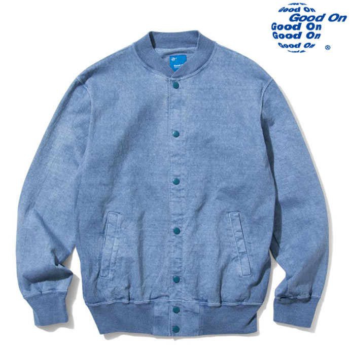 Good On グッドオン 9oz ヘビージャージースタジアムジャケット アウター ブルゾン GOLT2002 ユニセックス P-AJISAI アジサイ