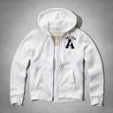 アバクロンビー＆フィッチ 正規品 アバクロ Abercrombie＆Fitch メンズ パーカー：Silver Lake Hoodie - White