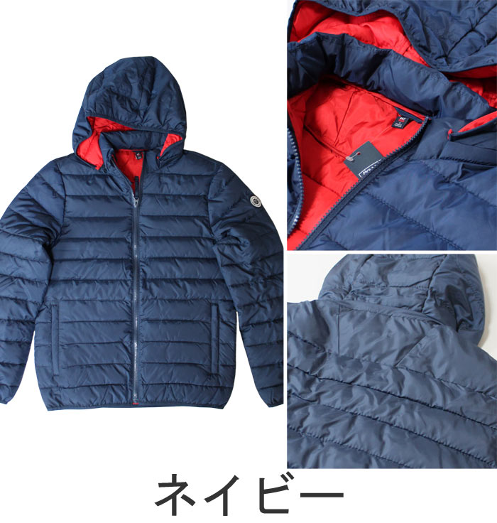 【新作！】アバクロンビー＆フィッチ 正規品 アバクロ Abercrombie＆Fitch メンズ アウターフード付きダウンジャケット Light Weight Puffer Jacket【3色】ネイビー│ブラック│レッド【US限定モデル/送料無料】