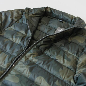 【新作！！】アバクロンビー＆フィッチ 正規品 アバクロ Abercrombie＆Fitch メンズ ダウンジャケット アウター：Light Weight Packable Puffer Jacket Camo│迷彩柄│カモフラージュ【US限定モデル/送料無料】