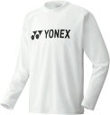 【送料無料】【3000円均一】YONEX(ヨネックス) 吸汗 速乾 制電 長袖シャツユニセックス ホワイト16158-011【23★】