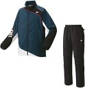 【送料無料】【廃番】YONEX(ヨネックス) ユニセックス 裏地付きウィンドウォーマー 上下セット テニス ウェアダークガン 70087-277-80087-...