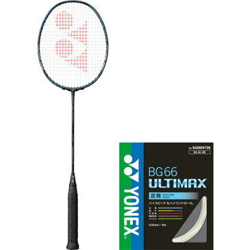 【送料無料】YONEX(ヨネックス)ボルトリック Z-フォース2(バドミントンラケット)アルティマックス(ガット)バドミントンラケットセットサイズ4U5ブラック+レッドVT-ZF2-243-4U5-BG66UM-001【15☆】