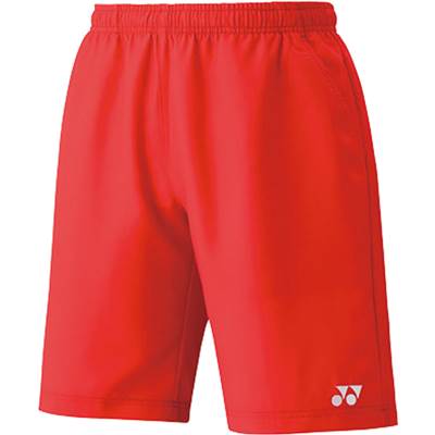 【送料無料】【よりどり3個以上で各200円引き】YONEX(ヨネックス) ユニハーフパンツ(スリムフィット)ゲームパンツサンセットレッド15048-496【定番】