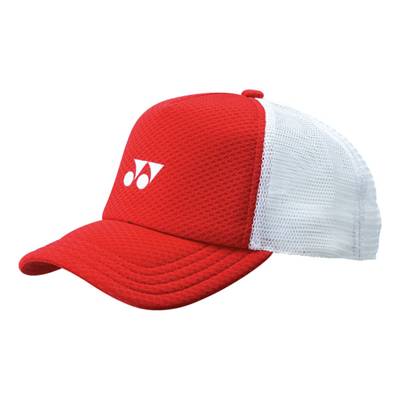 【送料無料】【よりどり3個以上で各200円引き】YONEX(ヨネックス) ユニセックスメッシュキャップレッド40007-001【17☆】●●