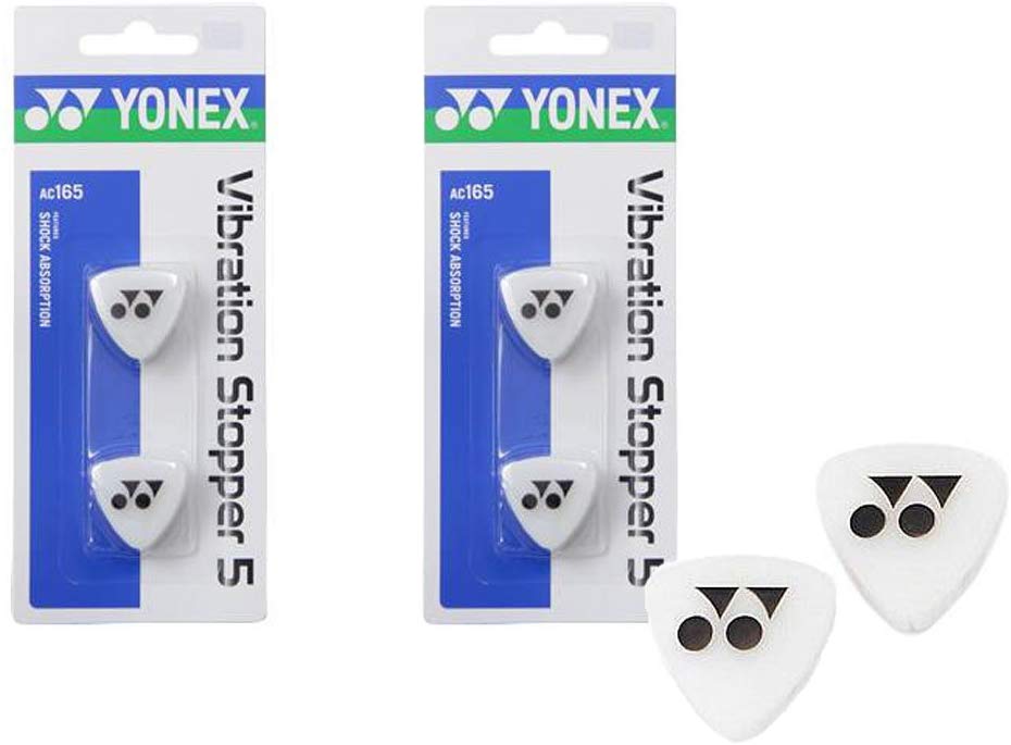 【送料無料】【まとめ買いがお得!】YONEX(ヨネックス)バイブレーションストッパー5(振動止め) クリア AC165-201-SET【定番】