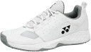 【送料無料】YONEX(ヨネックス) パワークッション メンズ レディース テニスシューズ 3E設計 オムニ クレーコートホワイト SHT106Y-011【24...