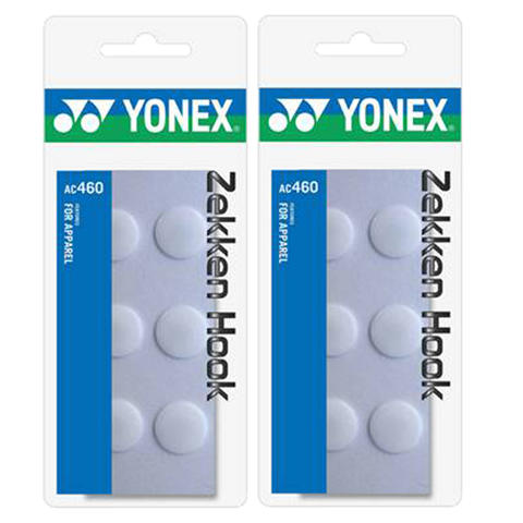 【送料無料】【まとめ買いがお得！】【2個以上で】YONEX(ヨネックス)ゼッケンホックAC460-011-SET【定番】