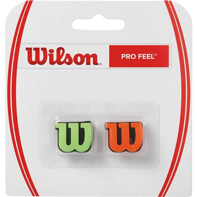 【送料無料】【まとめ買いがお得!】 ウイルソン(Wilson)PROFEEL DAMPENER 振動止め 振動吸収材 2個入り グリーン・オレンジ WRZ538...