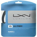 【よりどり3個で送料無料】Wilson（ウイルソン）LUXILON（ルキシロン）BB ALU POWER 125シルバーストリングWRZ995100-SI●●