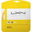 【送料無料】【よりどり3個以上で各200円引き】LUXILON(ルキシロン)4G SOFT 125 SETストリング　硬式テニス1.25mmゴールドWRZ997111【17★】●●