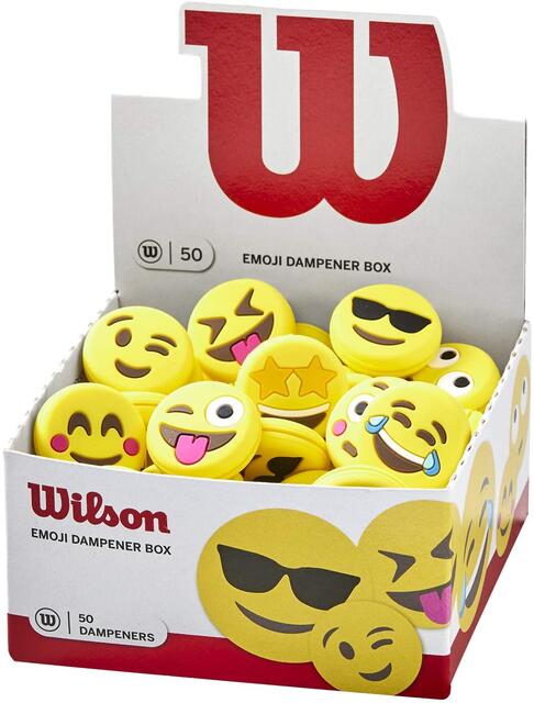 【送料無料】Wilson(ウィルソン)EMOJI DAMPENER BOX絵文字ダンプナー 50個入り1箱 振動止めWR84049010【21★】【定番】