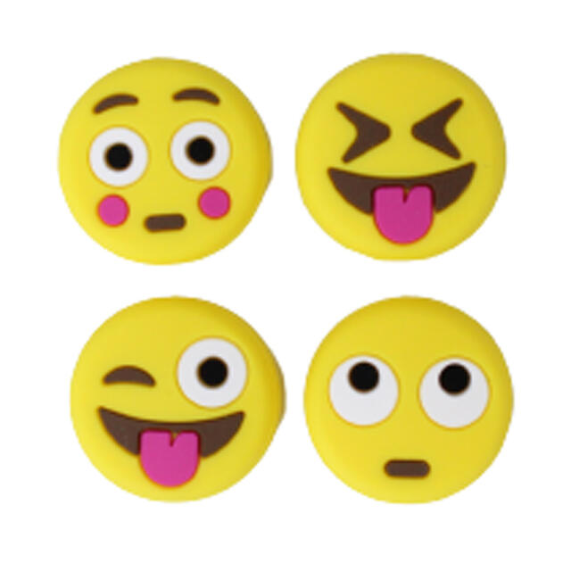 Wilson(ウィルソン)EMOJI DAMPENER絵文字ダンプナー 4種類各1個セット 振動止めWR84049010-4SET