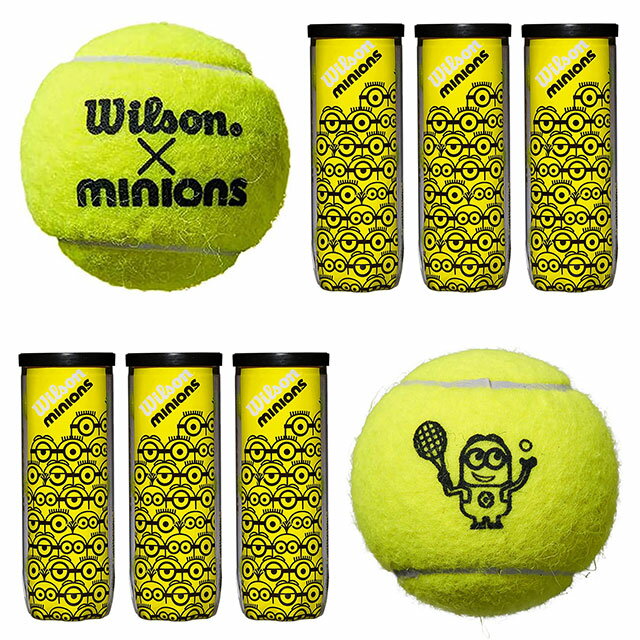 yzy4500~ψzy13~6ZbgzWilson(EC\) ~jI ejX {[ I.T.F.(ۃejXA)FLbYEWjA MINIONS TENNIS BALLSCG[ WR82024010-6SETyԁz