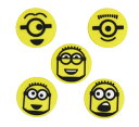 5種類各1個のセット！ Wilson(ウイルソン) の 振動止めです WILSON × MINIONSコラボレーショングッズです。 カラー：イエロー×ブラック ★画像について★ 撮影時の光加減やモニタの環境などで、 商品画像の色合いが実物と多少違う場合がございます。 こちらは参考画像となりますので、予めご了承下さい。