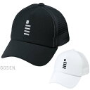 【送料無料】GOSEN(ゴーセン) GOSEN ゴーセンメッシュキャップ テニス ソフトテニス トレーニング ホワイト ネイビー C2400【定番】