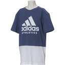 【送料無料】【よりどり3個以上で各200円引き】【廃番】adidas(アディダス)キッズ・ジュニアB SPORT ID TシャツノーブルインディゴETV07-CF6452【19☆ヤフ3】●●