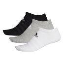 【送料無料】【よりどり3個以上で各200円引き】adidas(アディダス)3Pローソックスユニセックスミディアムグレーヘザー FXI53-DZ9400【22☆】