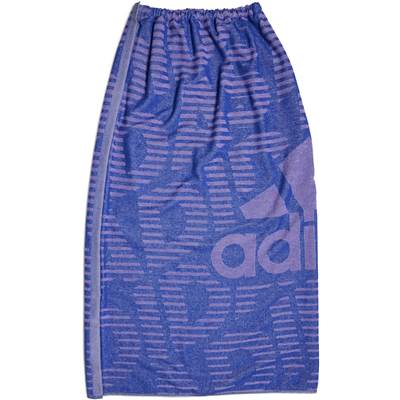 【送料無料】【3500円均一】adidas(アディダス)スポーツタオル バスタオルキッズ・ジュニア ユニセックス WRAPTOWELL ラップタオルセミルシッドブルー×バイオレットフュージョン　JDV60-IC4960【23☆】