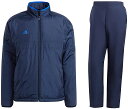 【送料無料】【廃番】adidas(アディダス) 中綿入り 長袖 ジップアップ ロング パンツメンズ テニス パデットジャケット&パンツ 上下セットレジェンドイン...