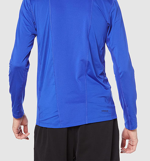 【送料無料】【3000円均一】【廃番】adidas(アディダス) UPF50+ 長袖 Tシャツメンズ MテックフィットFTDL/STEEボールドブルー 47890-H08808【22☆】