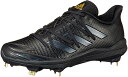 【送料無料】【7000円均一】【廃番】adidas(アディダス) 軽量 スパイク 野球メンズ アフターバーナー7METALコアブラック×コアブラック FW385...