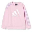 【送料無料】【4000円均一】【廃番】adidas(アディダス) 長袖 スウェット シャツガールズ キッズ・ジュニア スウェット キッズ ウォーム クルーネックスウェット140 150 160 クリアピンク フリスライラック VD631　【23☆】