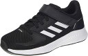 【送料無料】【4000円均一】【廃番】adidas(アディダス) ランニング シューズキッズ・ジュニア CORE FAITO EL Kコアブラック×フットウェア...