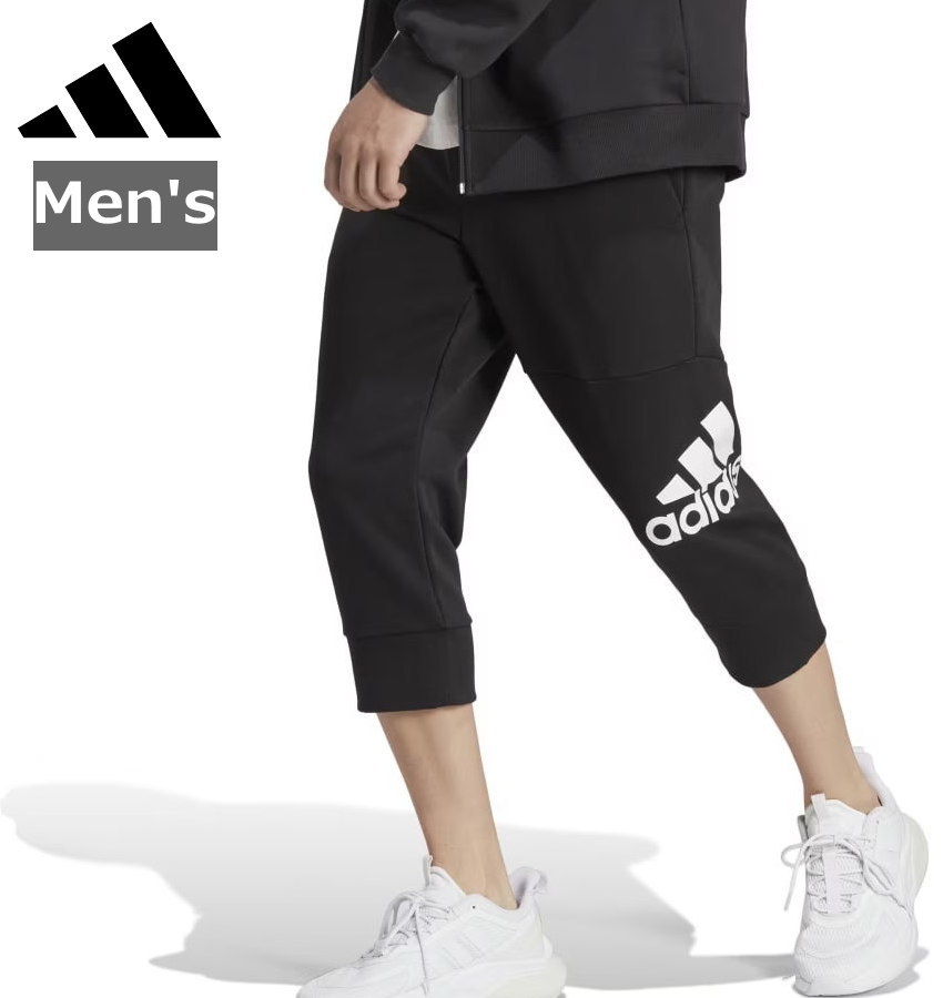 【送料無料】【3500円均一】【廃番追】adidas(アディダス) メンズ ジャージ パンツ41 MESSBL3/4SWT パンツトラック パンツ 3ストライプス 3/4 トラック パンツ ハーフパンツ ブラック S/2XL/ ECQ60-HA4350【24☆】