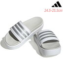 【送料無料】【6000円均一】【廃番】【24.5cm】【25.5cm】adidas(アディダス) 51 アディレッタPLATFORMW ユニセックス レディース...