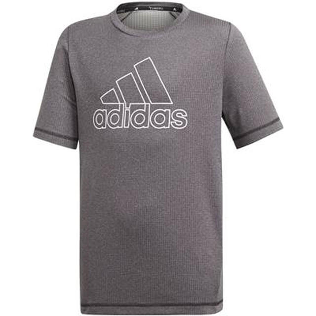 着るだけで涼しいTシャツ。 衣服内温度を適温にコントロールする”CLIMA STYLES”どんなに暑いコンディションでも、さらっと涼しく。 大人と比較して、子どもは発汗に頼らず肌の表面から熱を発散する。 スポーツ時の熱中症を防ぐには、体熱を効果的に除去することが重要。 肌にベタつかない凹凸構造により、優れた通気性でクールに保つ。 さらに除熱機能を持つ特殊糸により、効果的に体熱を除去する冷却性に優れている。 動く度に、ダイヤモンド・ダストをイメージした視覚効果が現れるデザイン。 素材：ダブルニット(ポリエステル100%) 性別：KIDS 画像について：お使いの液晶機種やモニター環境、撮影に使用している光源と商品をご覧いただく光源の違い等により商品のお色と画像の色合いが異なって見えることがございます。 ご了承ください。