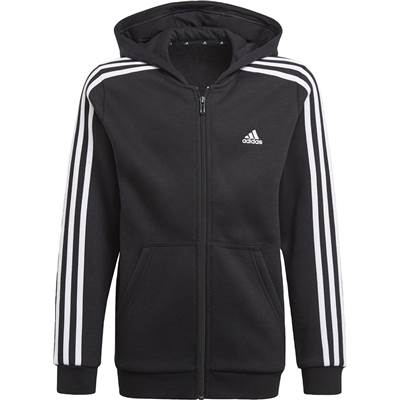 【送料無料】【3500円均一】【廃番】adidas(アディダス) スポーツ ウェア 長袖 ジャケットキッズ・ジュニア 21 YBESS3STHOODYブラック×ホワイト　BG156-GQ8900【22☆】