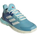 【送料無料】【数量限定】【11000円均一】adidas(アディダス) メンズ テニスシューズアディゼロ ウーバーソニック 4.1 オールコート用ライトアクア×...
