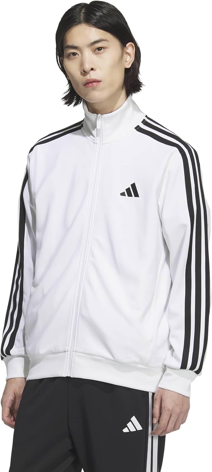 【送料無料】【J2XLサイズのみ】【廃番】adidas(アディダス) トラックジャケット ジャージ レギュラーフィット メンズ ユニセックス スリーストライプス フルジップ 　JZR00-JV6979-J2XL【25★】