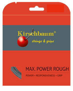 【よりどり3個で送料無料】Kirschbaum(キルシュバウム)Max Power Rough(マックス・パワー・ラフ)ガット ストリングゲージ1.20mmMPR120●●