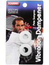 lUNIQUE（ユニーク）Pete　Sampras　 Vibration　Dampenerです。 2個入り カラー：ホワイト×ホワイト