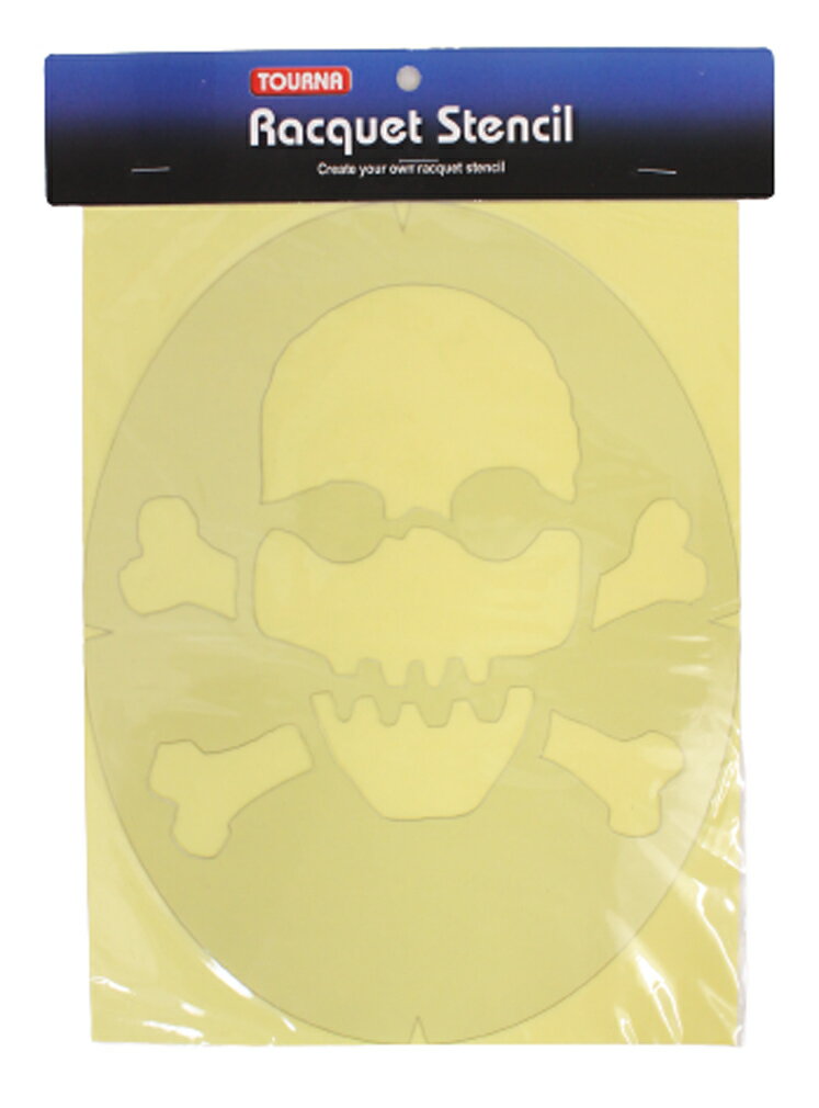 ������̵����UNIQUE�ʥ�ˡ�����TOURNA�ʥȡ��ʡ�Fan Racket Stencils�����롡���ƥ󥷥�ޡ����ȥ��󥯥��å�RS-SKULL-1ENO68�����֡�