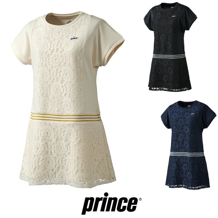 【送料無料】【9000円均一】prince(プリンス) レディース・ウィメンズ テニス ウエアー ワンピース速乾素材 ワンピース ポケット付き パデル パドル テニス バドミントン UVカット ライトスムース素材 吸汗速乾 UPF50+ 制電 S/M/L//LLWS3405　　【23★】