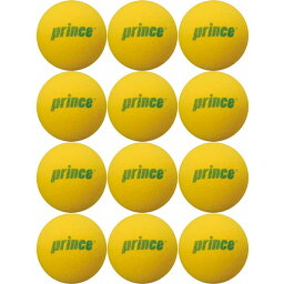 【送料無料】【よりどり3個以上で各200円引き】prince(プリンス)キッズ・ジュニアスポンジボール12個セットイエローPL024【定番】●●