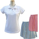 【送料無料】【Mサイズのみ】【廃番】Balle de Match(バルデマッチ) レディース・ウィメンズ ゲームシャツ+オーバースコート 上下セット 組み合わせ...