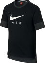 ナイキ 【送料無料】【3000円均一】【廃番】NIKE(ナイキ)半袖TシャツボーイズB NK AIR TOP SS JERSEYUSサイズ ブラック832631-010【21☆】