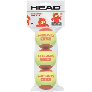 【8000円均一】HEAD(ヘッド)キッズ・ジュニアT.I.P RED テニスボール3個入り×16袋 レッド×イエロー578113-16SET定番●●