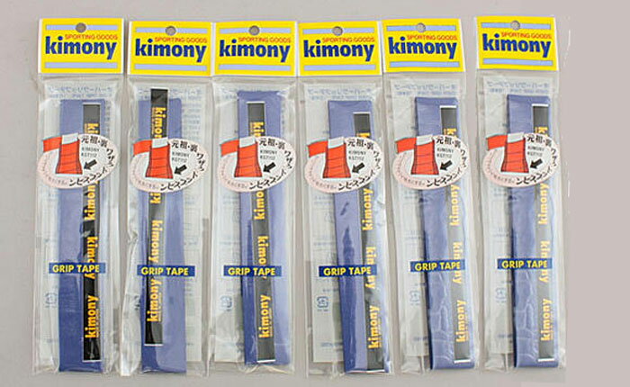 【送料無料】【まとめ買いがお得！】【同色ネイビー6本セット】キモニー（kimony)トップスピン　グリップテープネイビーKGT112-NV-SET【定番】
