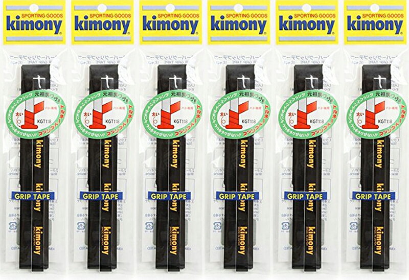 6本セット！ バドミントン専用ウェットタイプ。 グリップエンドを太くし、スマッシュ時のスッポ抜けを防ぎます。 サイズ：厚さ0.5〜3.1mm・幅25mm・長さ105cm 日本製