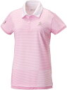【送料無料】【4000円均一 Lサイズのみ】【廃番】スリクソン( SRIXON )テニスウェア 半袖シャツレディース・ウィメンズポロシャツベビーピンクSDP18...